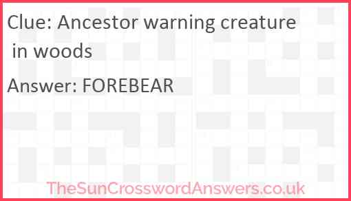 bossa nova ancestor crossword clue