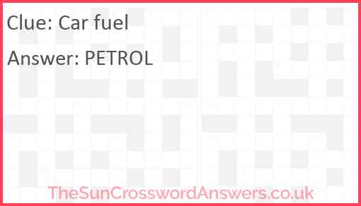 Car fuel Answer