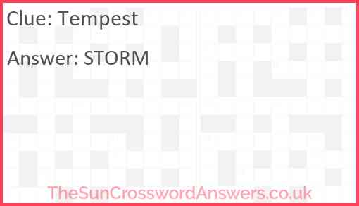tempest site crossword
